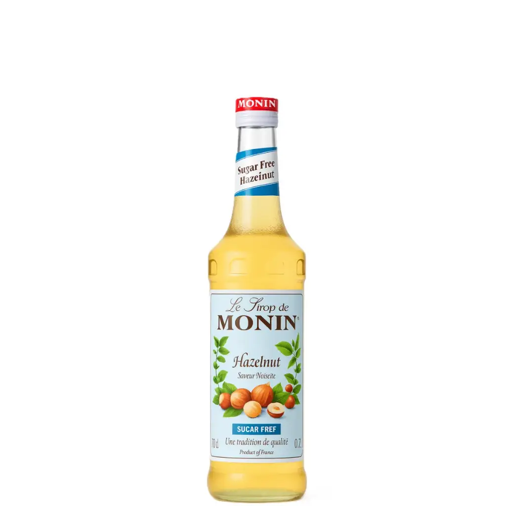 MONIN Sirop Goût Noisette Sans Sucre