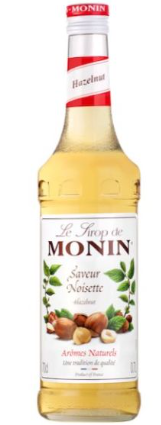 MONIN Sirop Goût Noisette 
