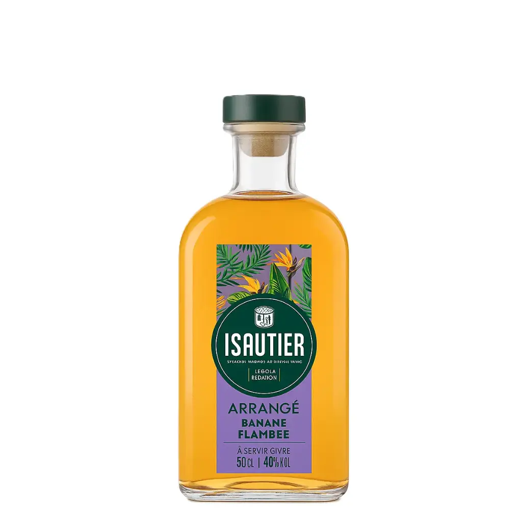 ISAUTIER Rhum arrangé Banane Flambées 40°