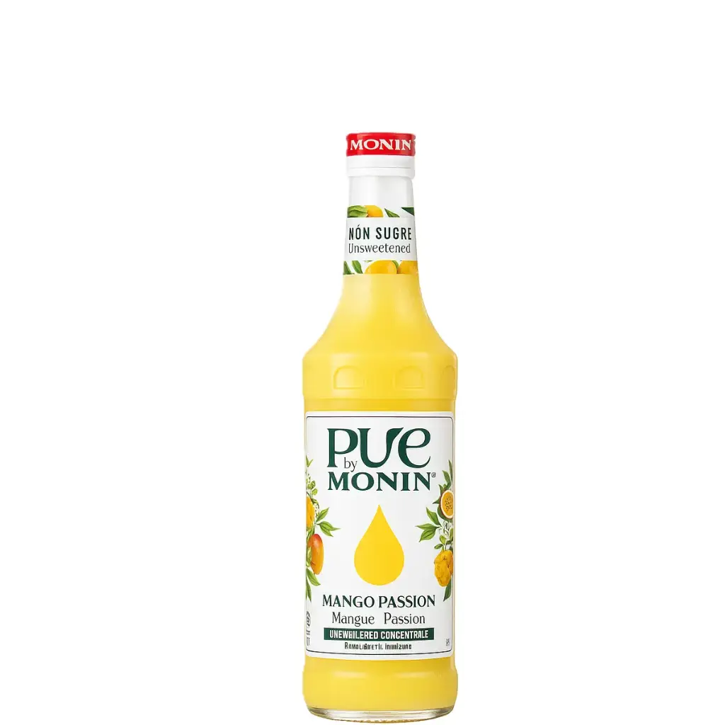 MONIN PURE Sirop Goût Mangue / Passion