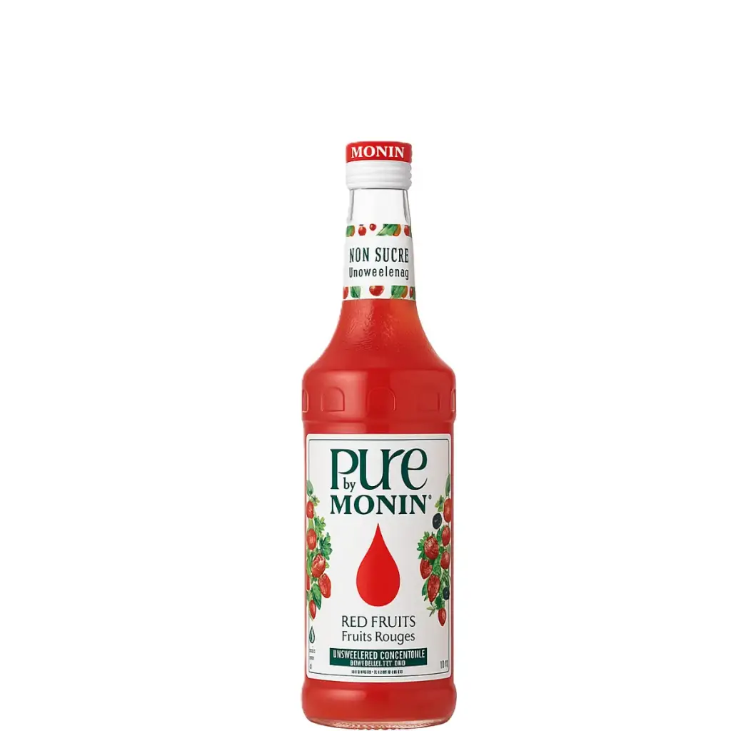 MONIN PURE Sirop Goût Fruits Rouges