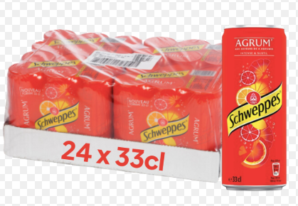 [SCHWAGRU-CANS-0330-0024] SCHWEPPES Agrum' Boisson Pétillante aux Saveurs d'Agrumes