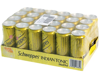 [SCHWTONI-CANS-0330-0024] SCHWEPPES Indian Tonic aux Extraits Naturels de Quinine