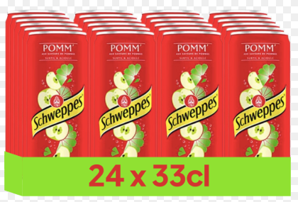 [SCHWPOMM-CANS-0330-0024] SCHWEPPES Pomm' Boisson Pétillante aux Saveurs de Pomme