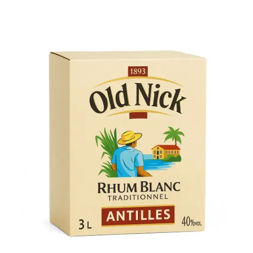 [OLDNRHBC-VERR-3000-0001] OLD NICK Rhum Blanc 40° 
