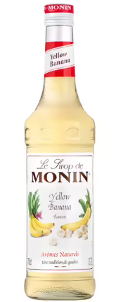 [MON1BANA-VERR-0700-0001] MONIN Sirop Goût Banane Jaune