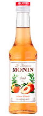 [MON1PECH-VERR-0250-0001] MONIN Sirop Goût Pêche