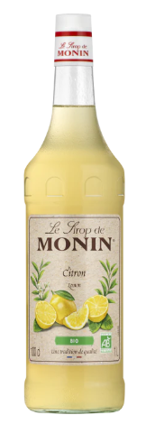 [MON1CBIO-PLAS-1000-0001] MONIN Sirop Goût Citron Bio