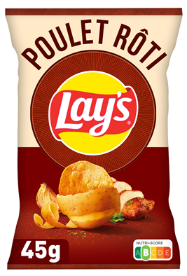 [LAYSPORO-SACH-0045-0020] LAYS Chips Poulet Rôti 20x45g