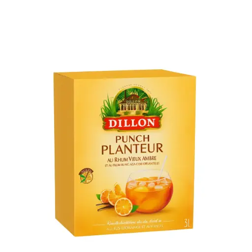 [DILLPUNC-CART-3000-0001] DILLON Rhum Punch Cubi 3L 15°