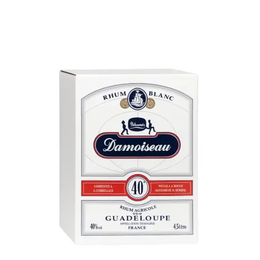 [DAMBLANC-CART-4500-0001] DAMOISEAU Rhum Agricole Blanc 50°