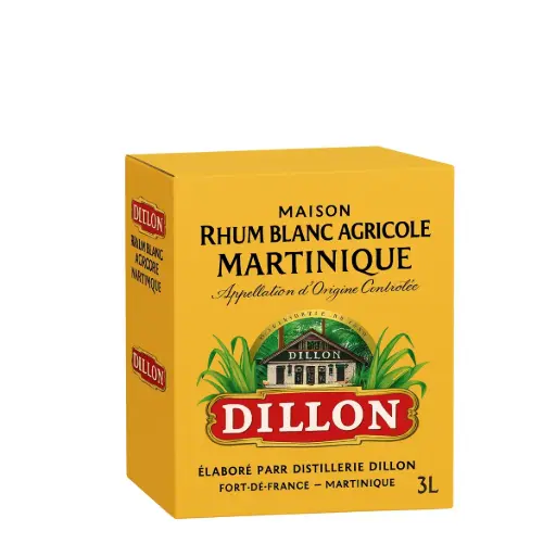 [DILLBLAN-VERR-3000-0001] DILLON Rhum Blanc Agricole 50°